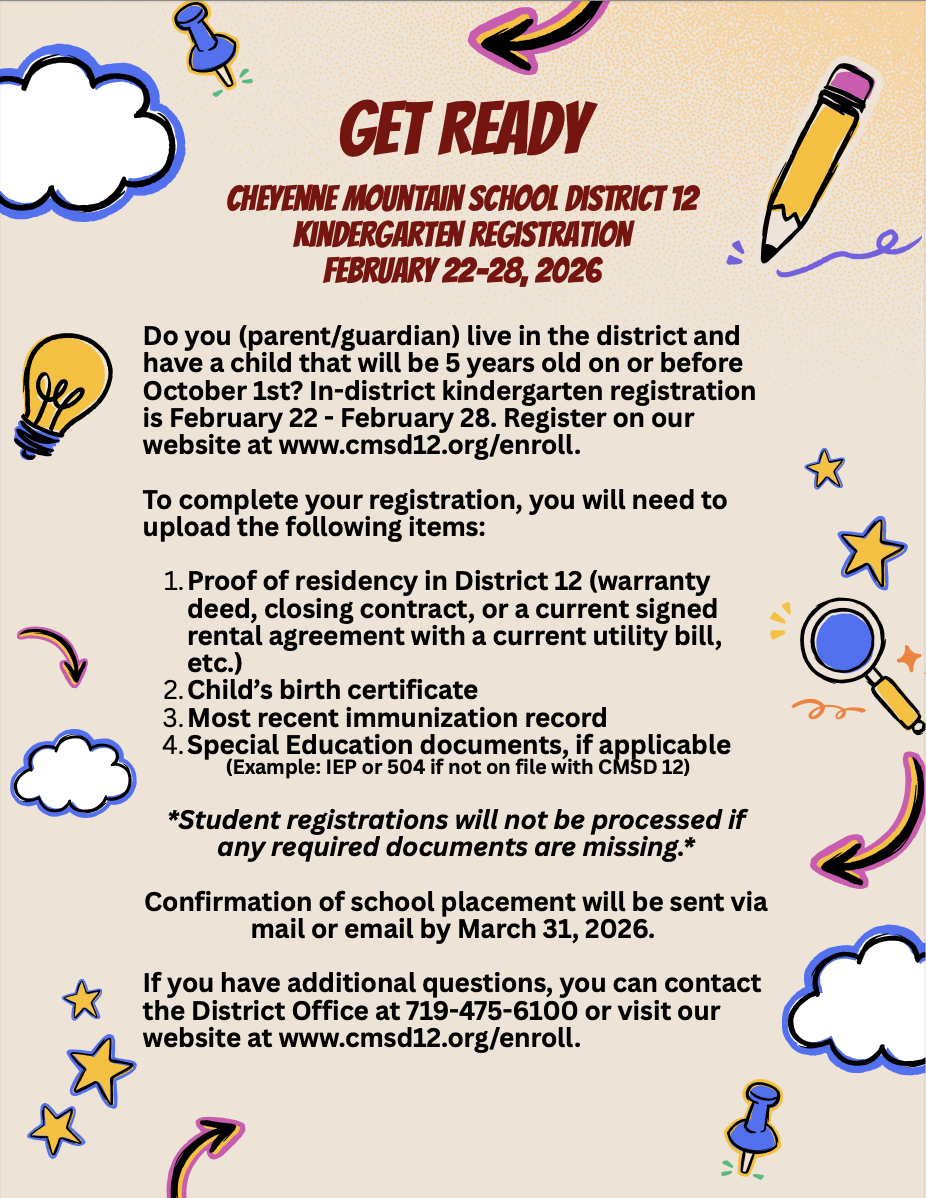 kindergarten registration flyer