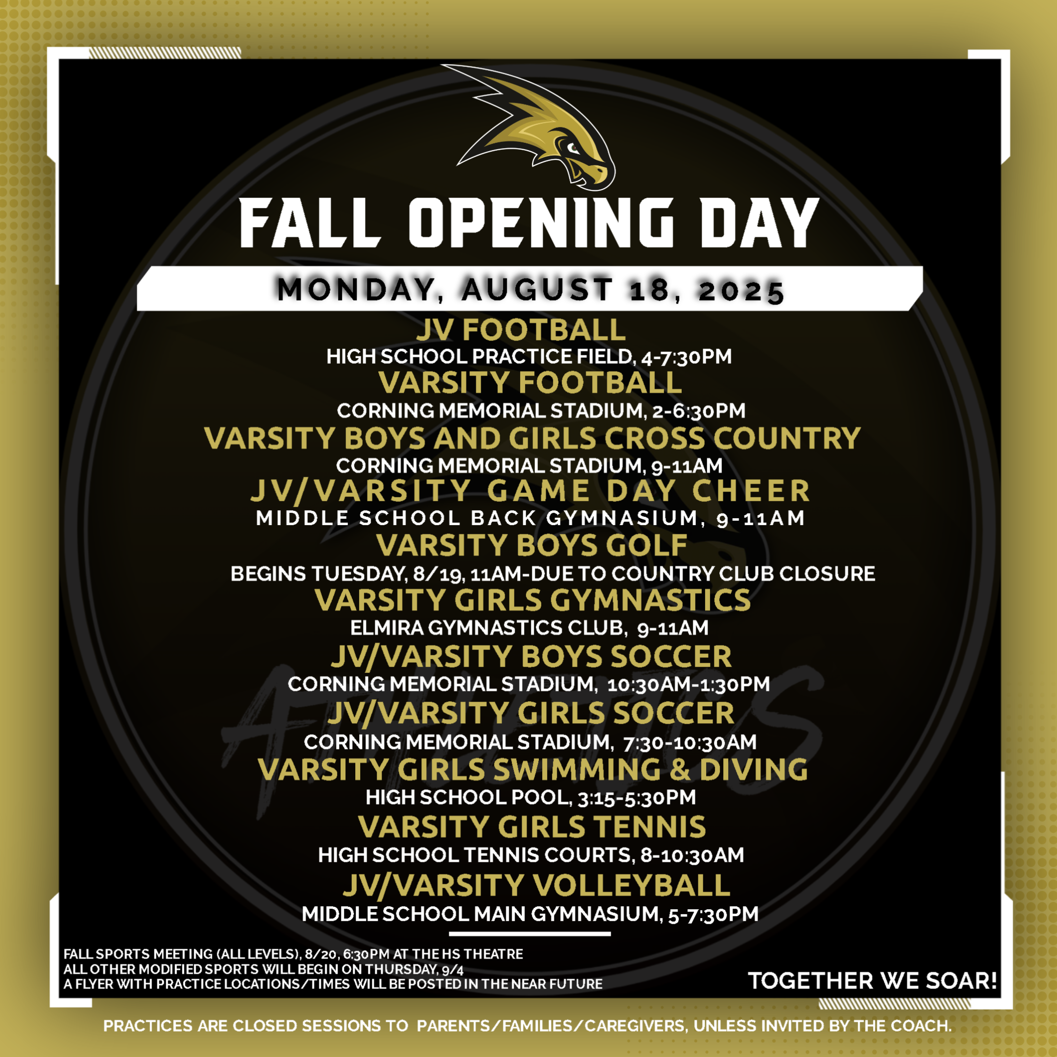 Fall dates