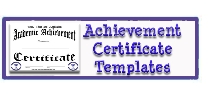 Achievement Certificates Logo