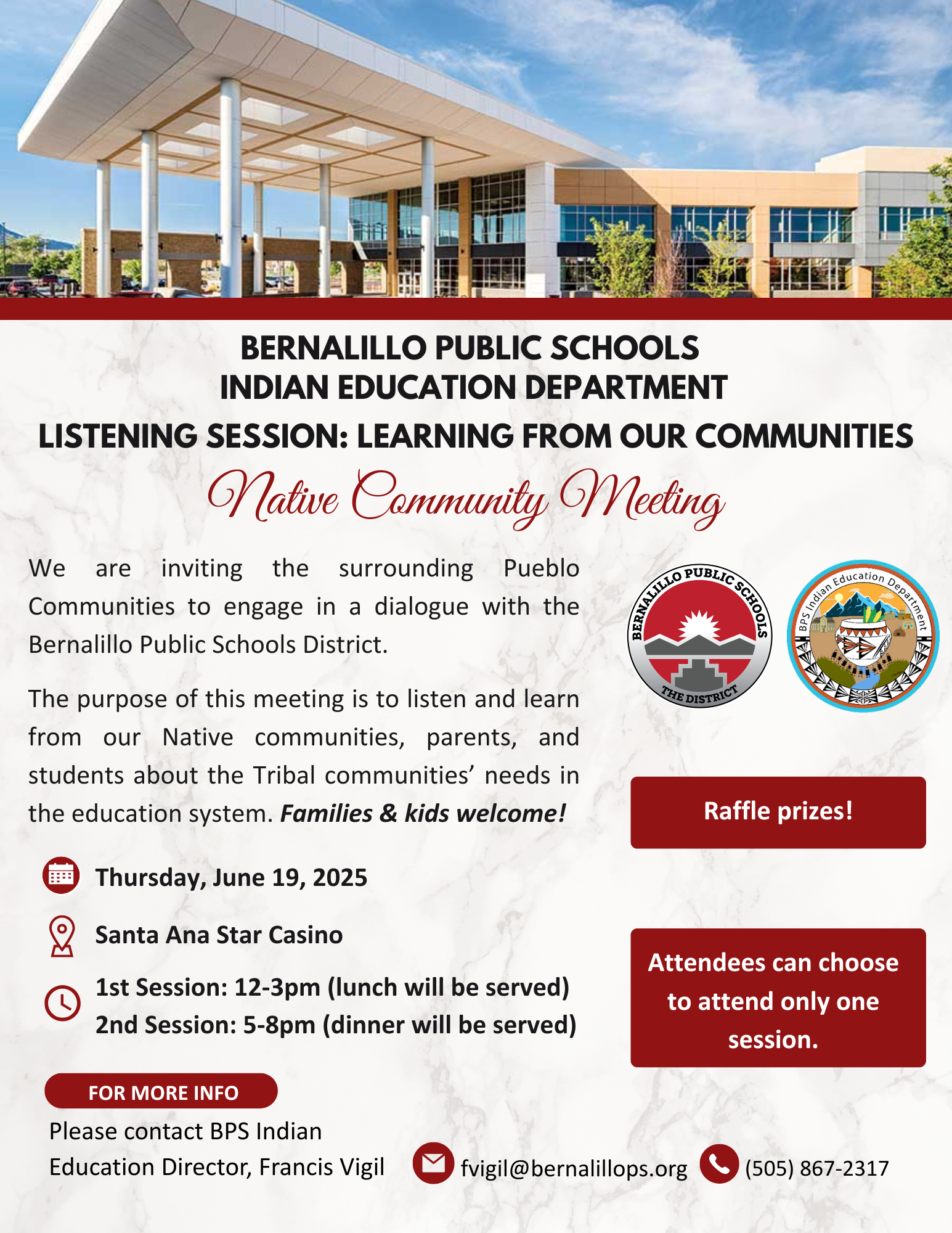 Community Meeting Flyer