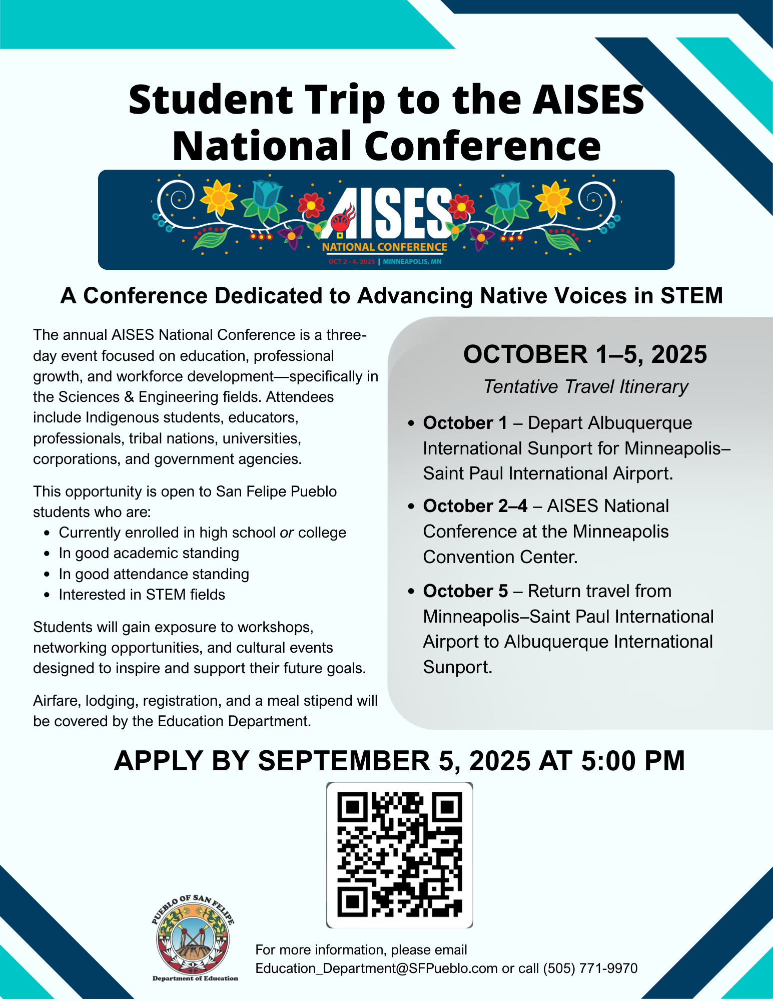 SF-AISES Flyer