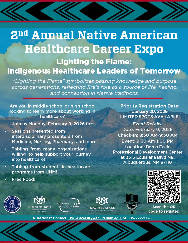 unm health expo flyer