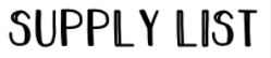 supply