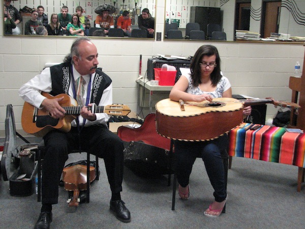 A donation was made by the Booster Club for the Junior High and High School students to have a CultureAll Day.  Each of the speakers told about customs from their country, demonstrated the customs, and was very receptive to the questions from the students.  Each session was very casual and you felt as you were a visitor in their home, invited to partake in the beautiful customs of each of their native countries and allowed the students to freely ask questions.  Cultures from different countries that were shared included:  Nigeria, Mexico, Ireland, Columbia, Bosnia, and India.  The students were able to take home a more meaningful idea of the diversity of different cultures from around the world. 