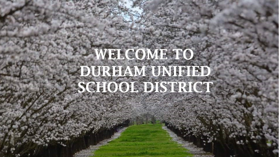 Welcome to Durham Unified School District