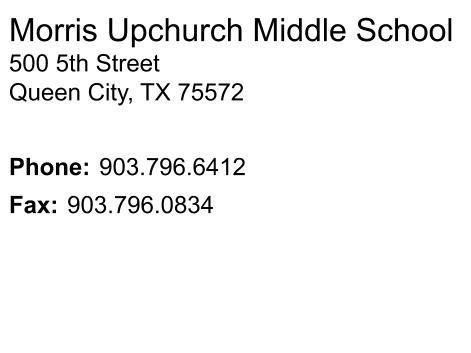 Morris Upchurch Middle School 