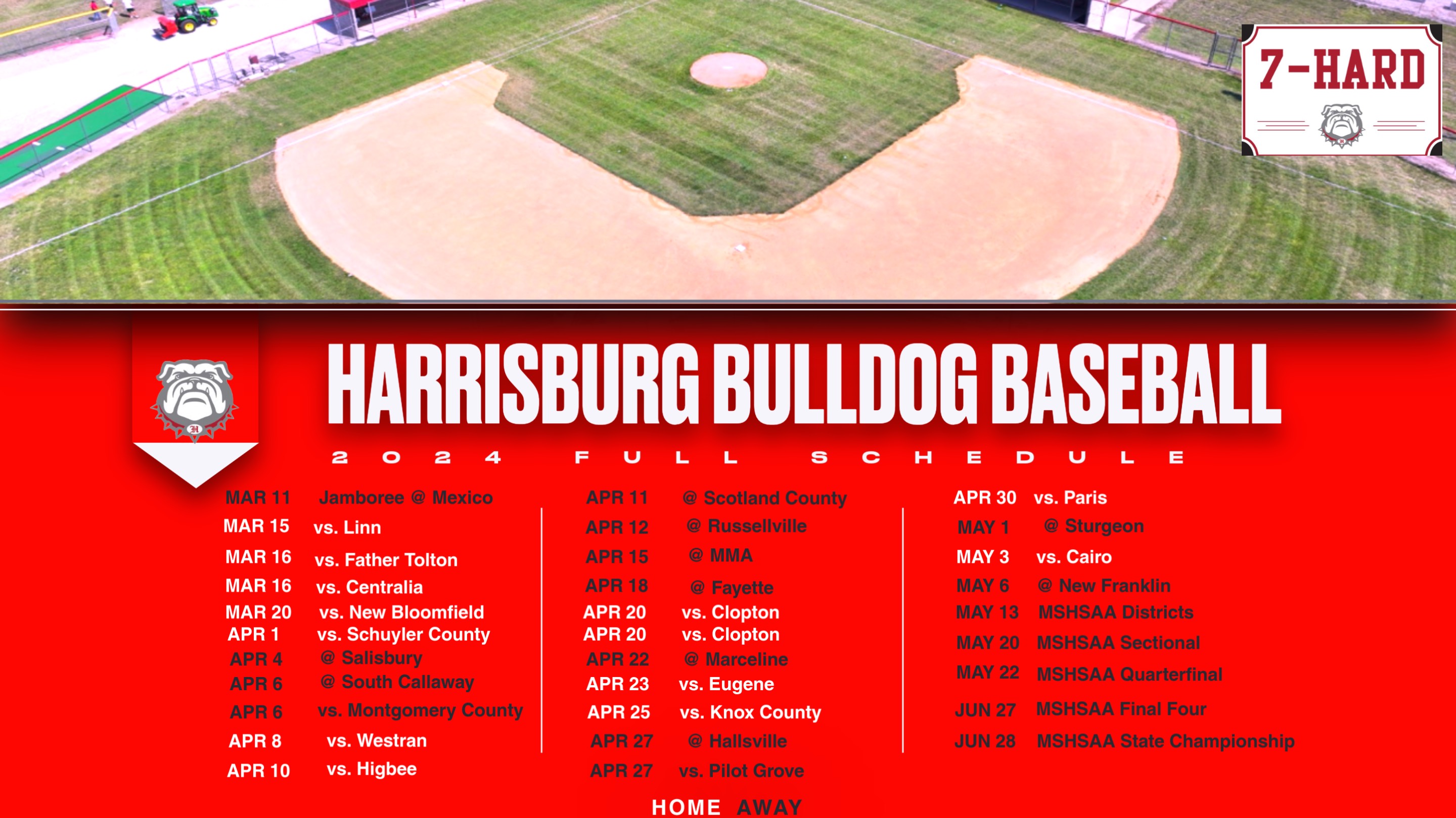 HS Baseball Harrisburg RVIII School District