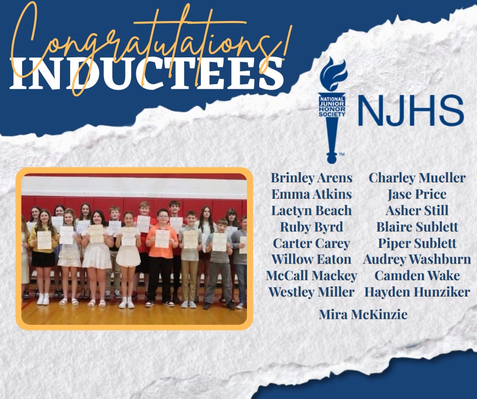 2025 NJHS Inductees