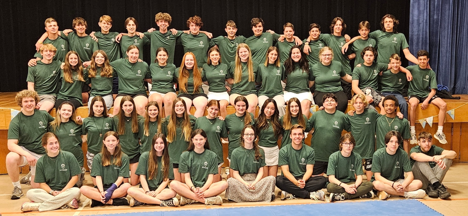 8th graders and High school students who participated in our annual Luke 18 Retreat