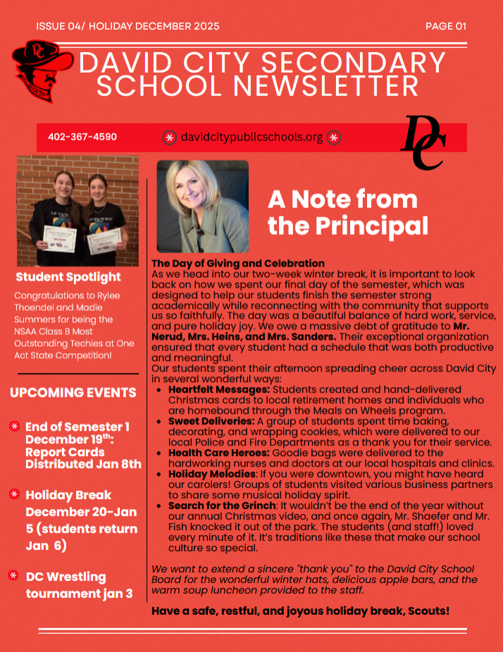 Current HS Newsletter
