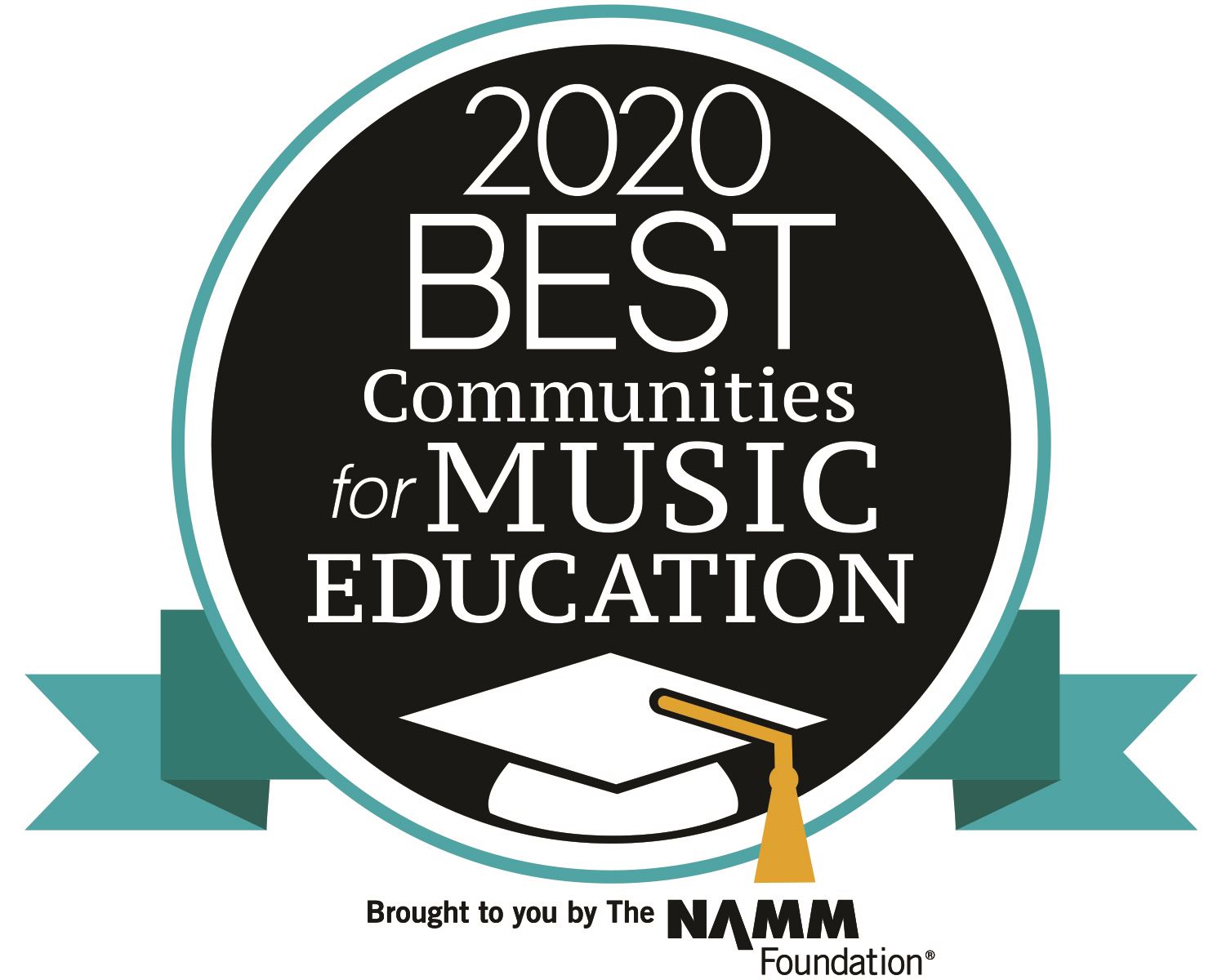2020 best communities for music education award logo
