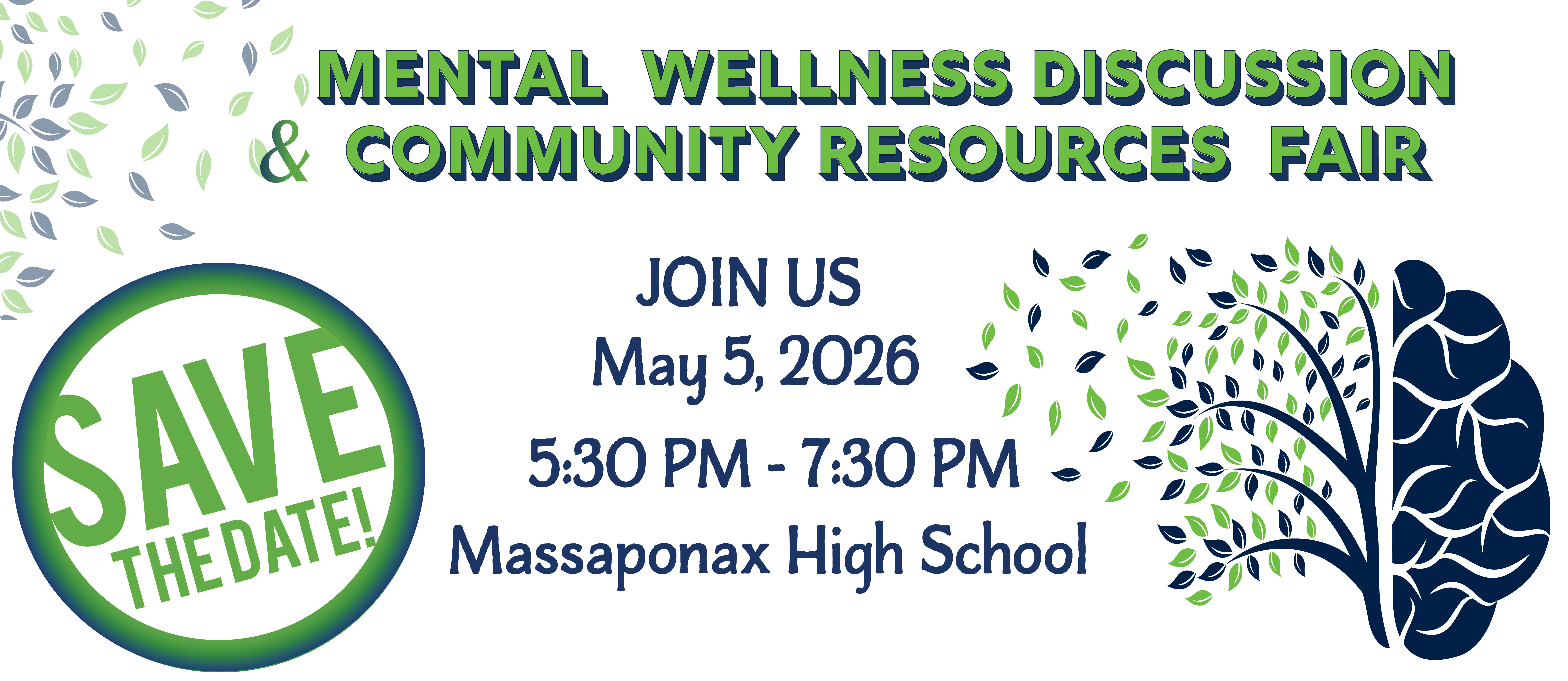 Mental Wellness Community Fair Save the Date