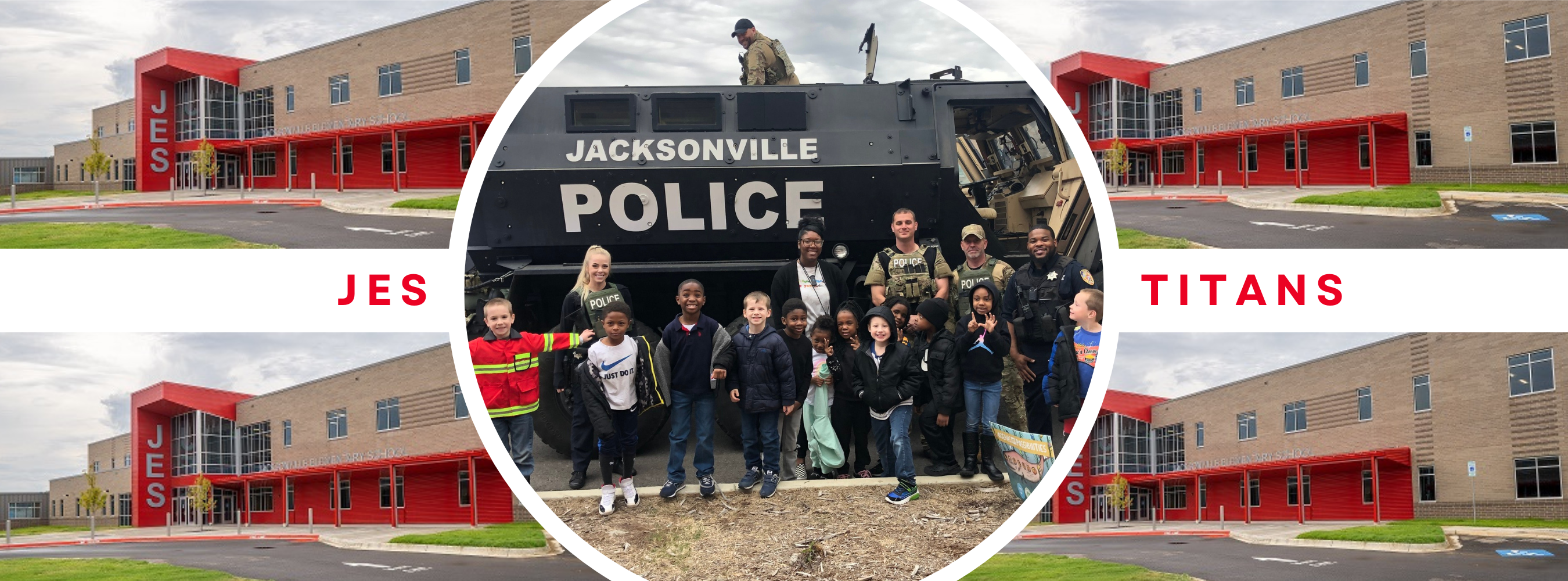 jacksonville police visit jes titans 