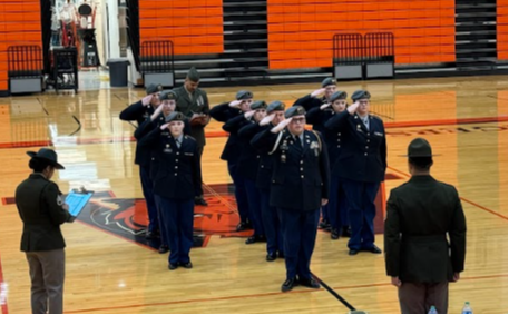 Drill Team at Waynesville 1/20/24