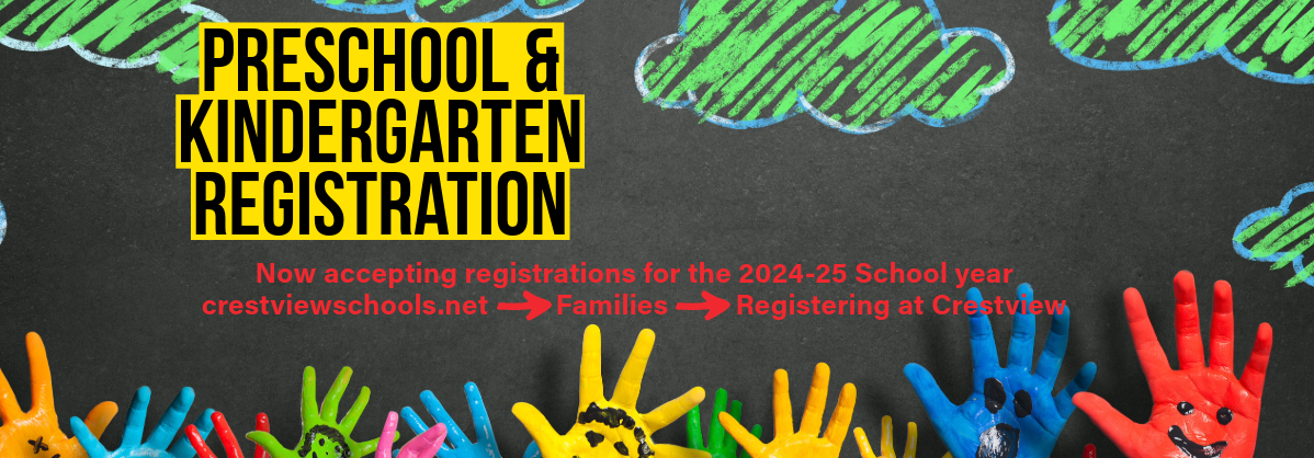 Kindergarten and Preschool registration is open