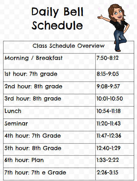 Bell Schedule 