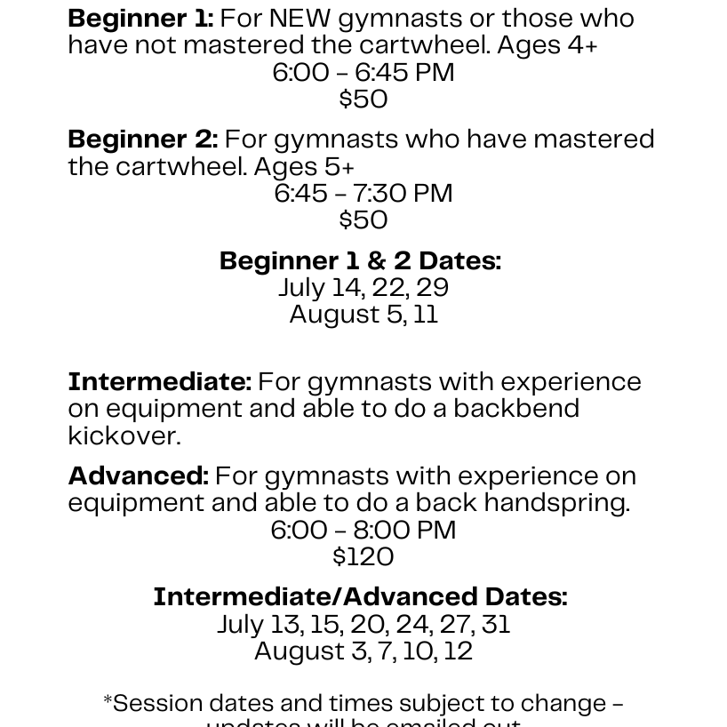 youth gym