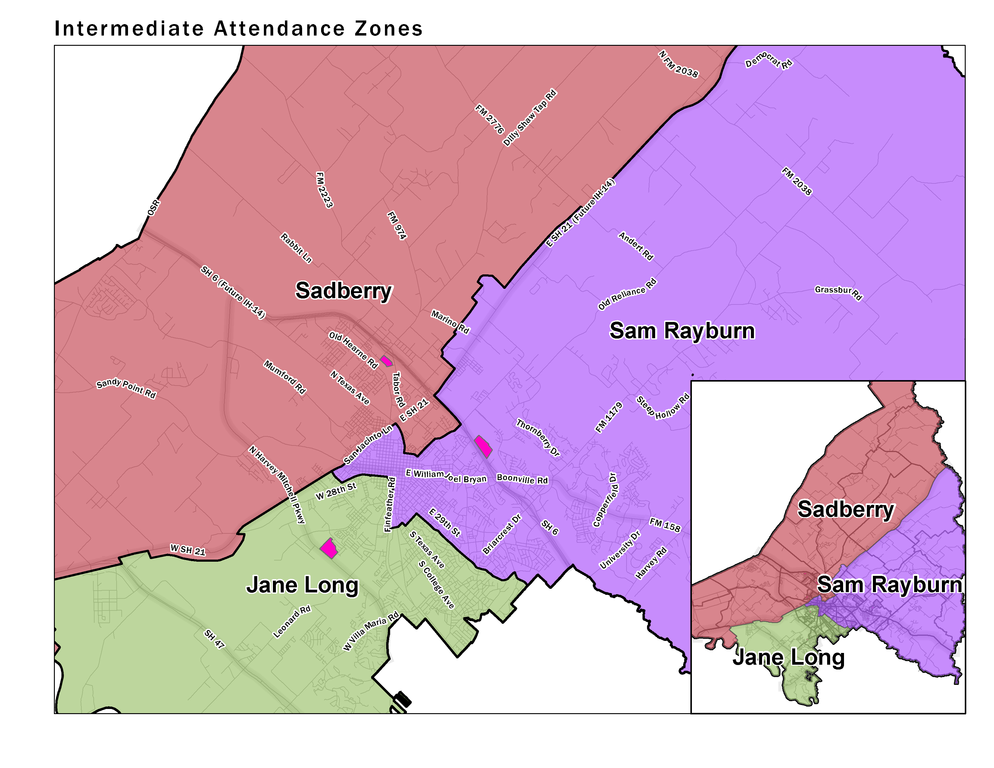 Intermediate (grades 5-6) Attendance Zones