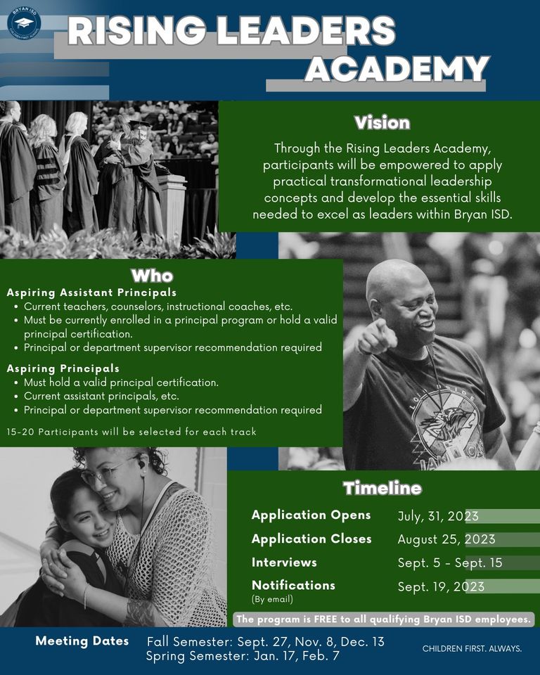 Rising Leaders Academy Flyer