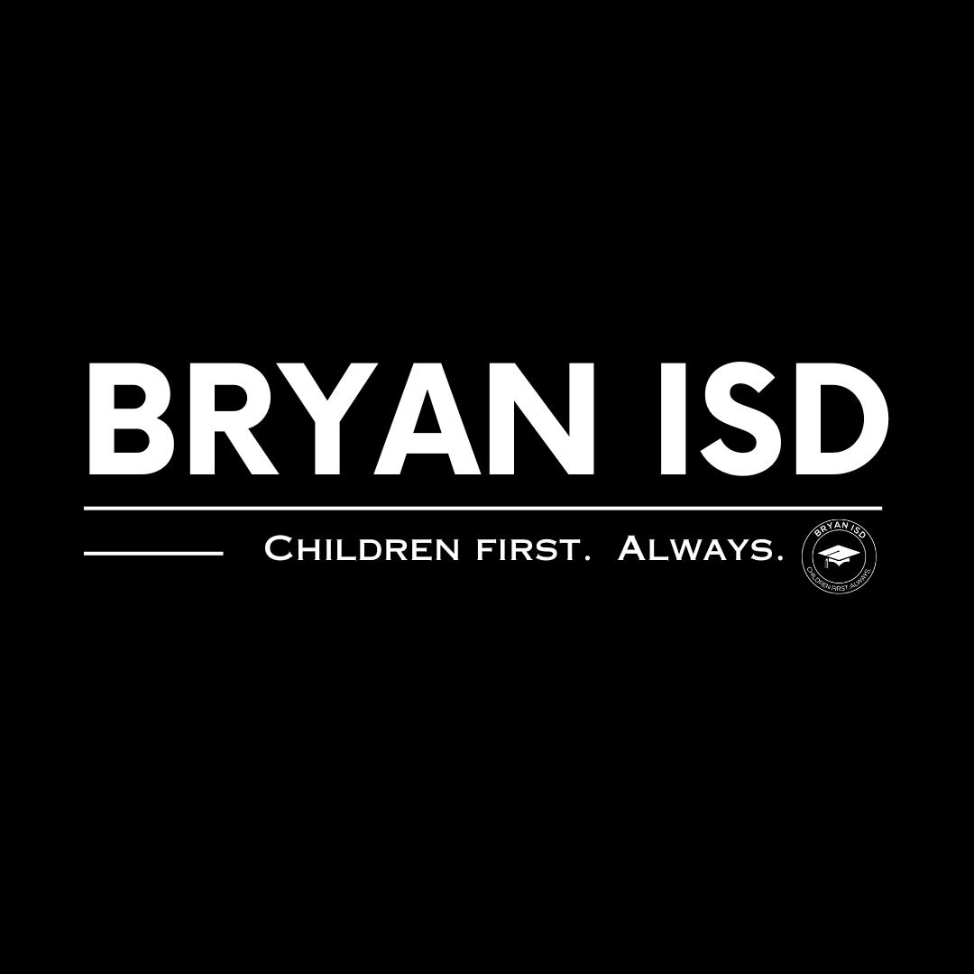 Bryan ISD Horizontal w/ Circle Logo WOB