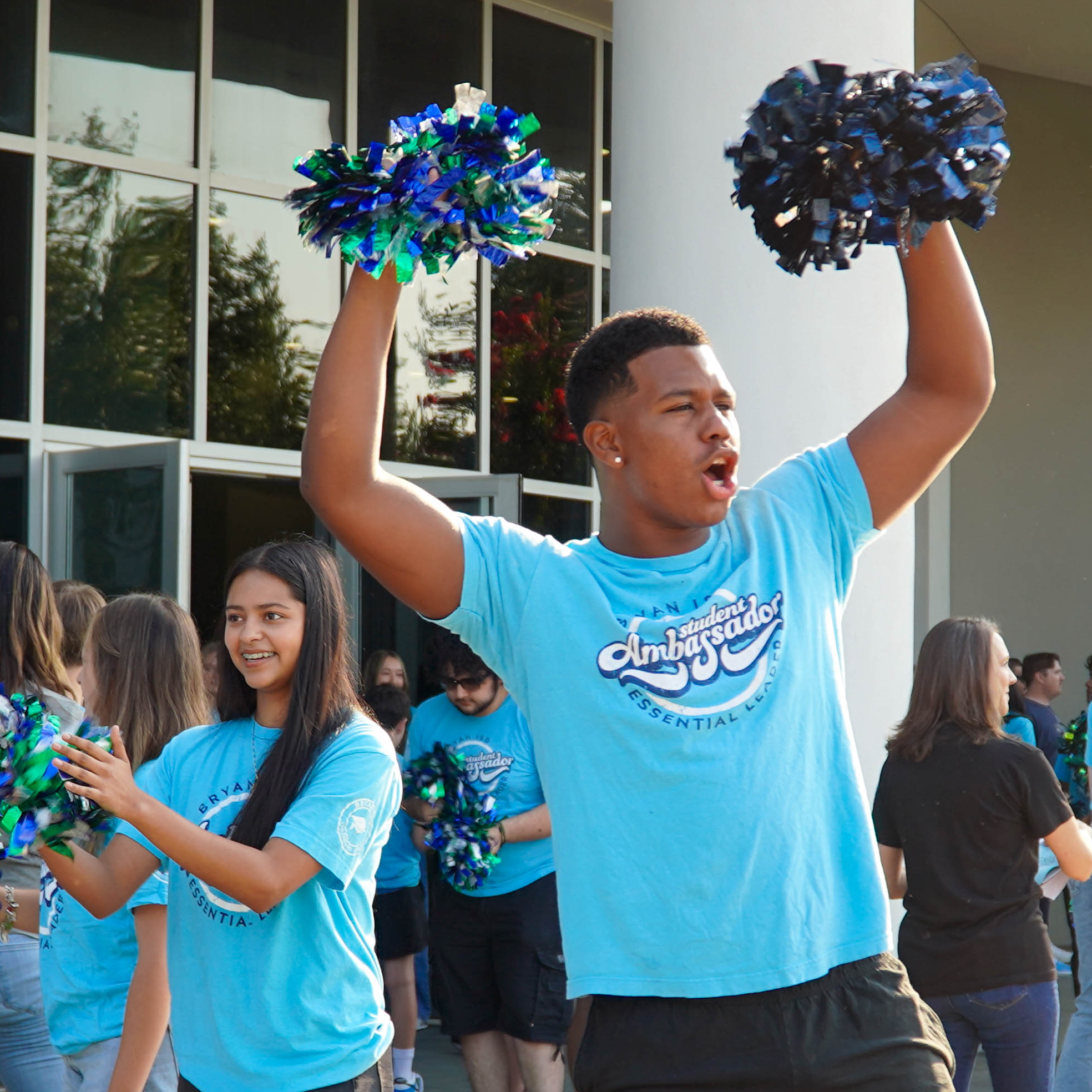 Convocation entrance, Student Ambassadors