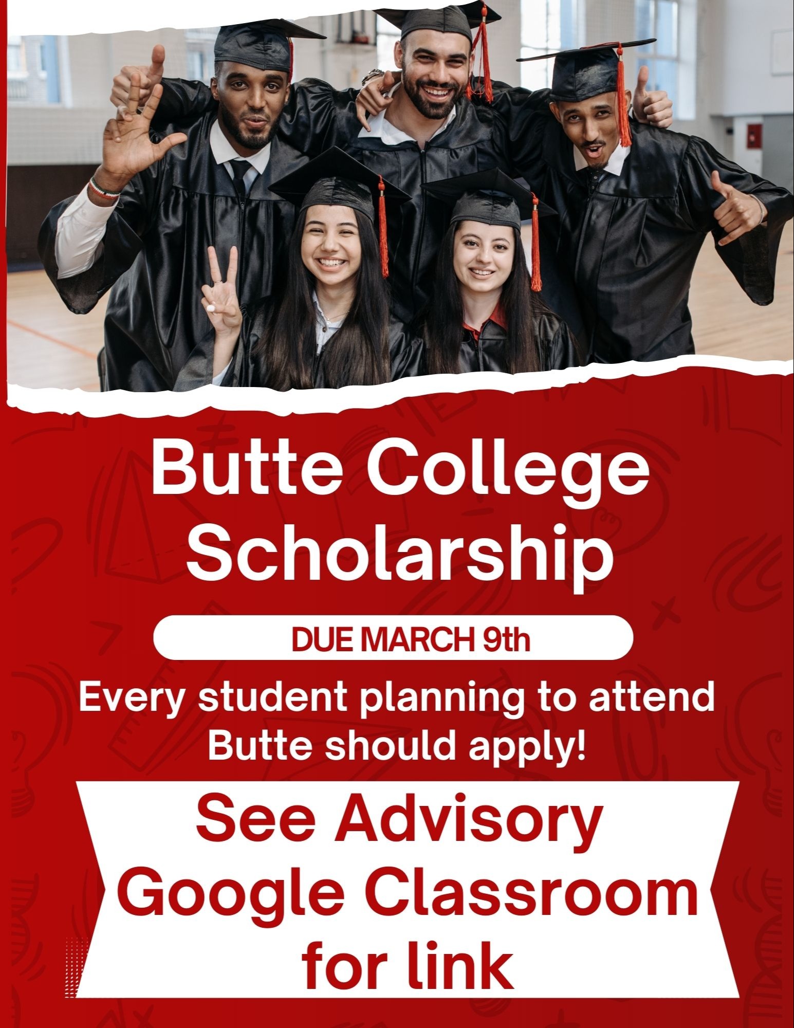 Butte College Scholarship Flyer