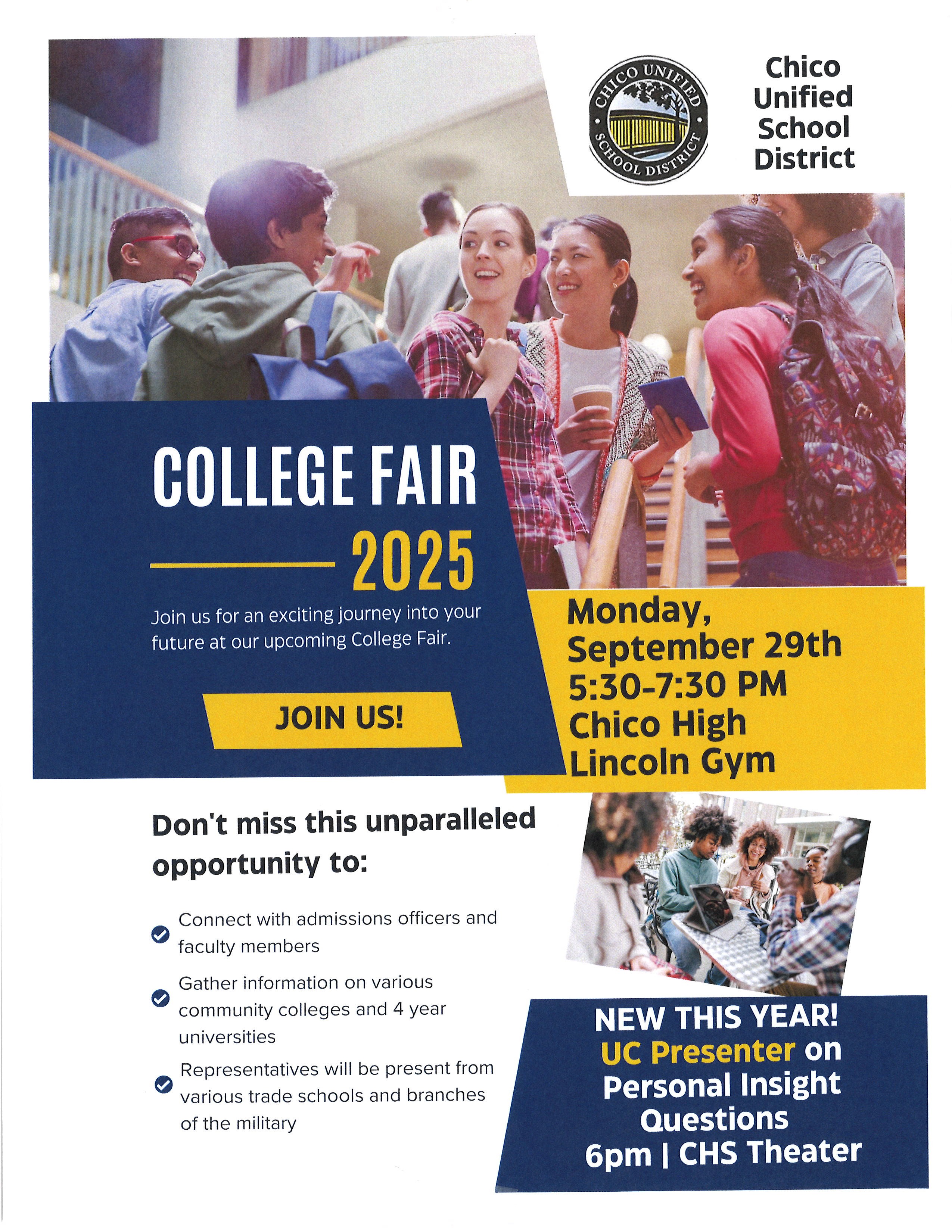 College Fair at Chico High Image