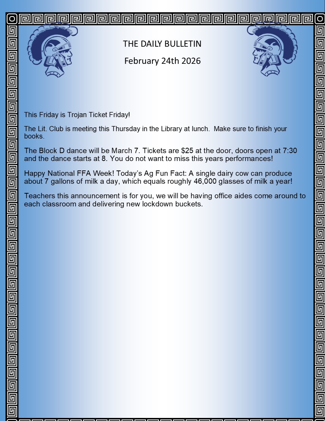 Picture of the Daily Bulletin