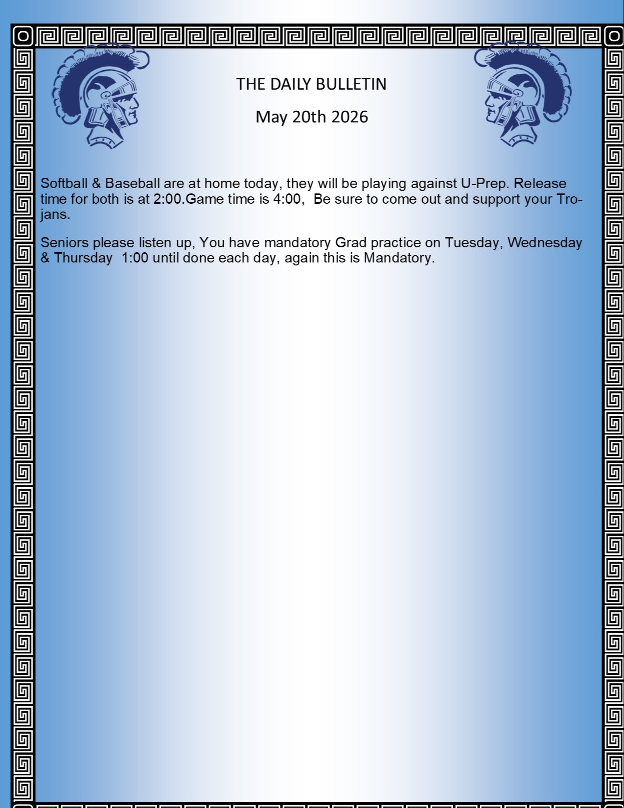 Picture of the Daily Bulletin