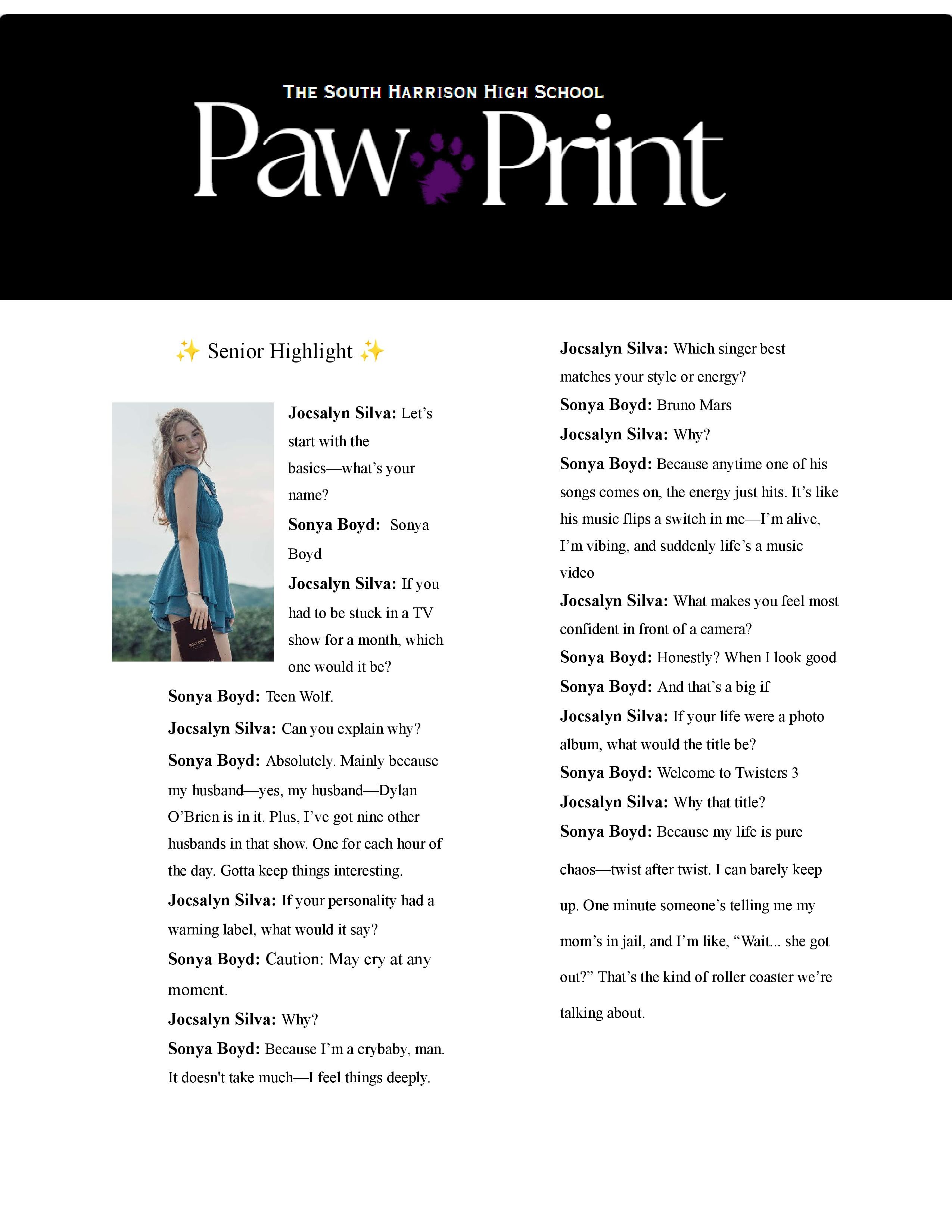 PAW PRINT AM pg. 1
