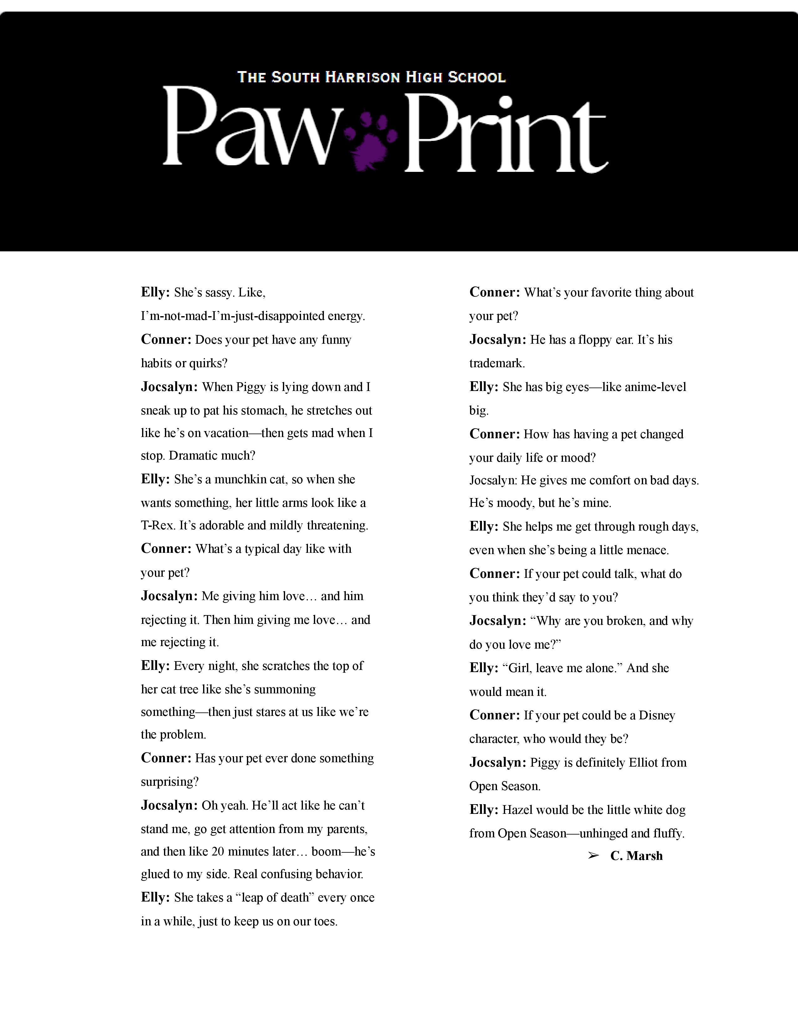 PAW PRINT AM pg. 4
