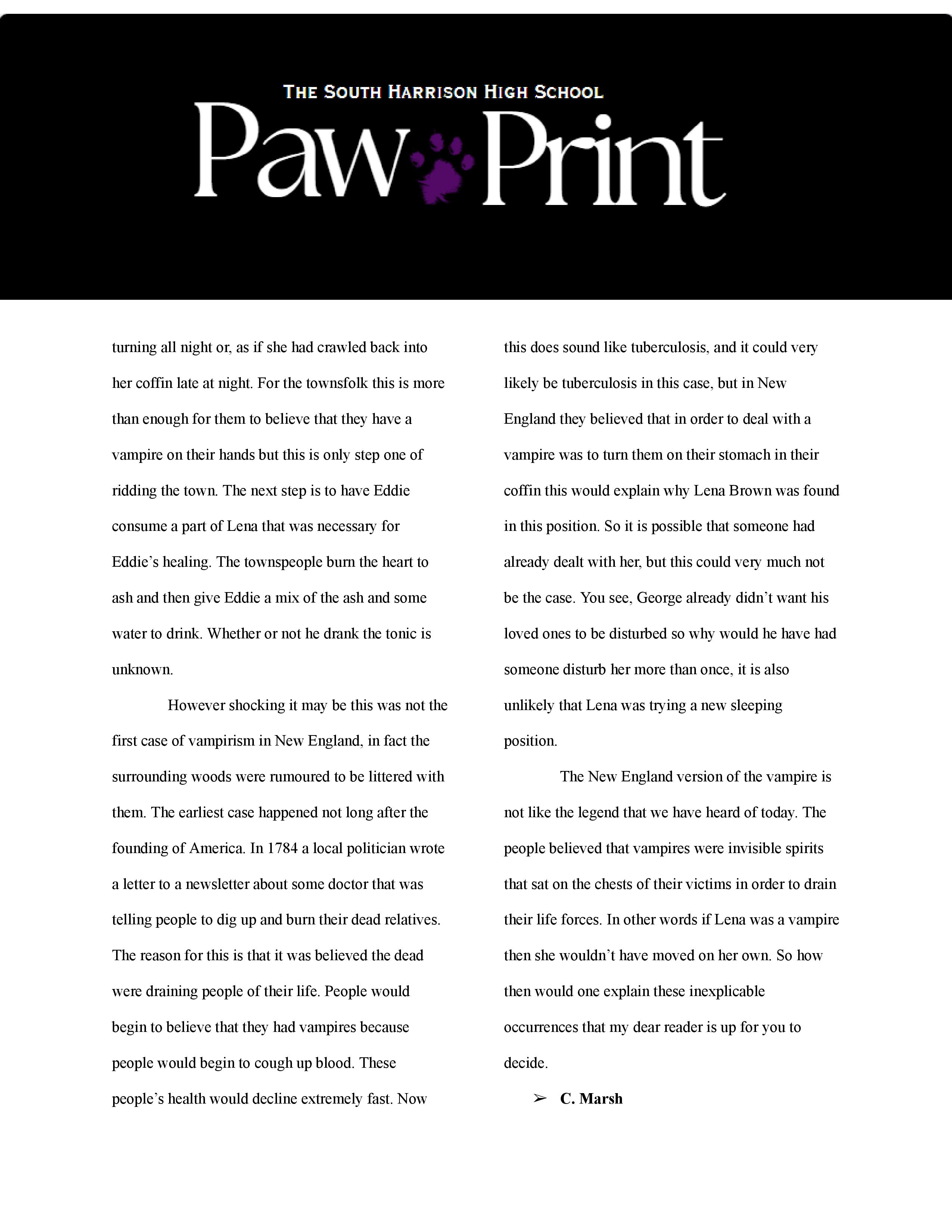 PAW PRINT AM pg. 8