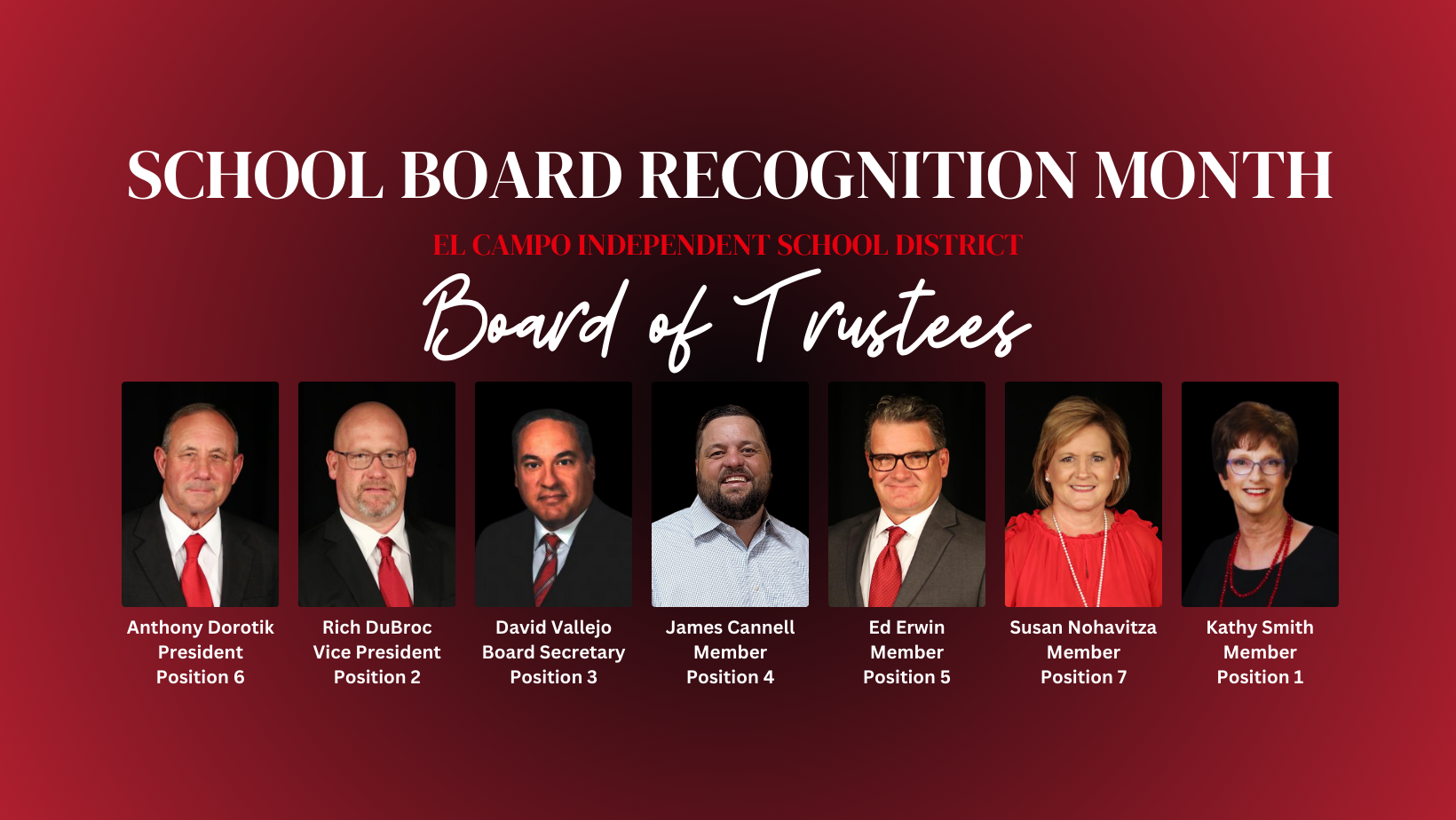 profile pictures of the trustees