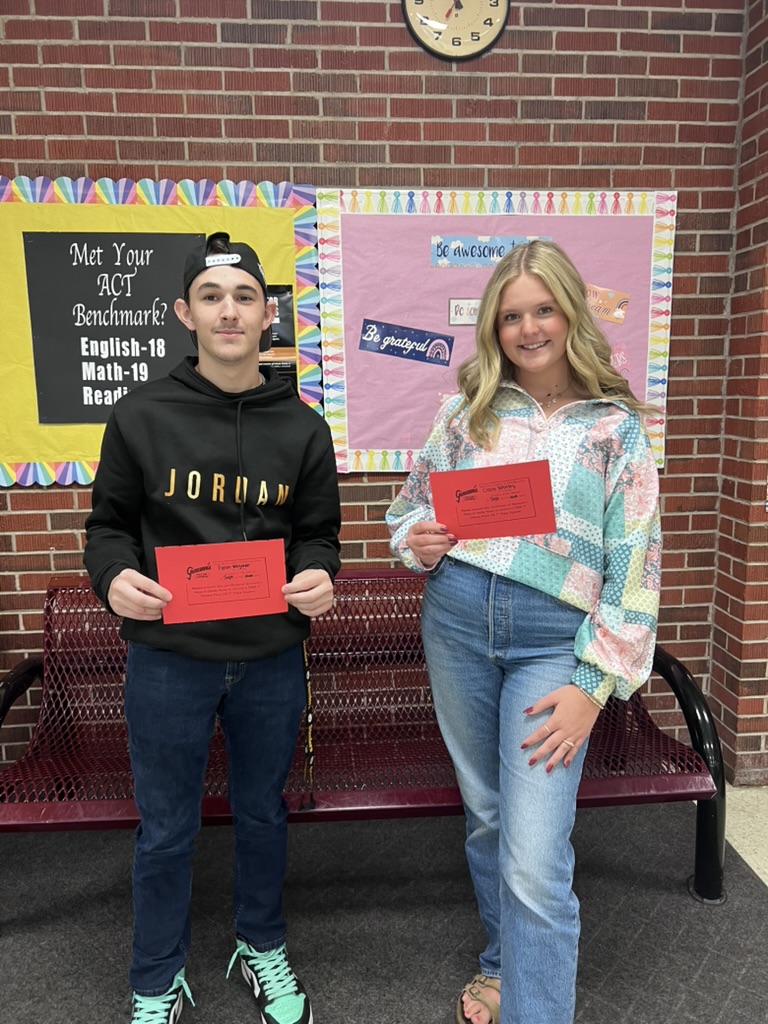 Sept. Students of the month