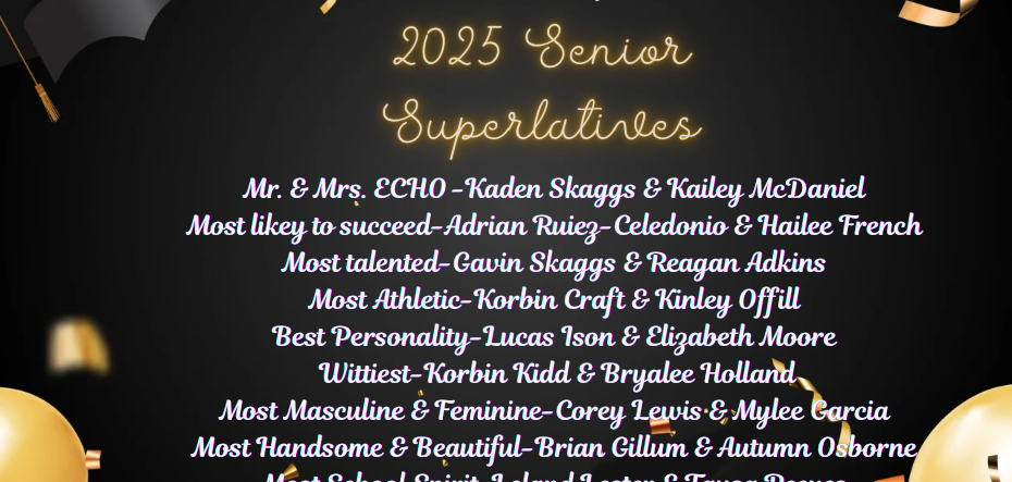 2025 Senior Superlatives