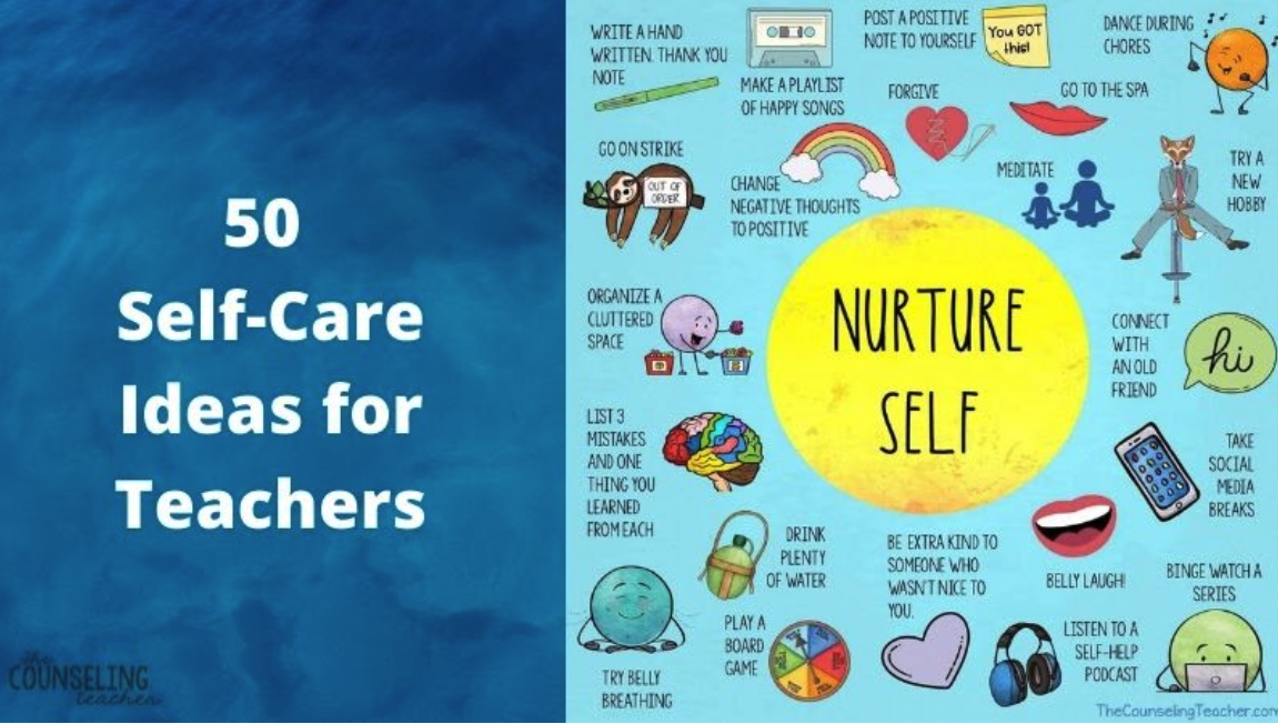 Self care ideas for teachers