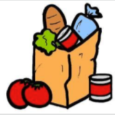Clip art picture of groceries