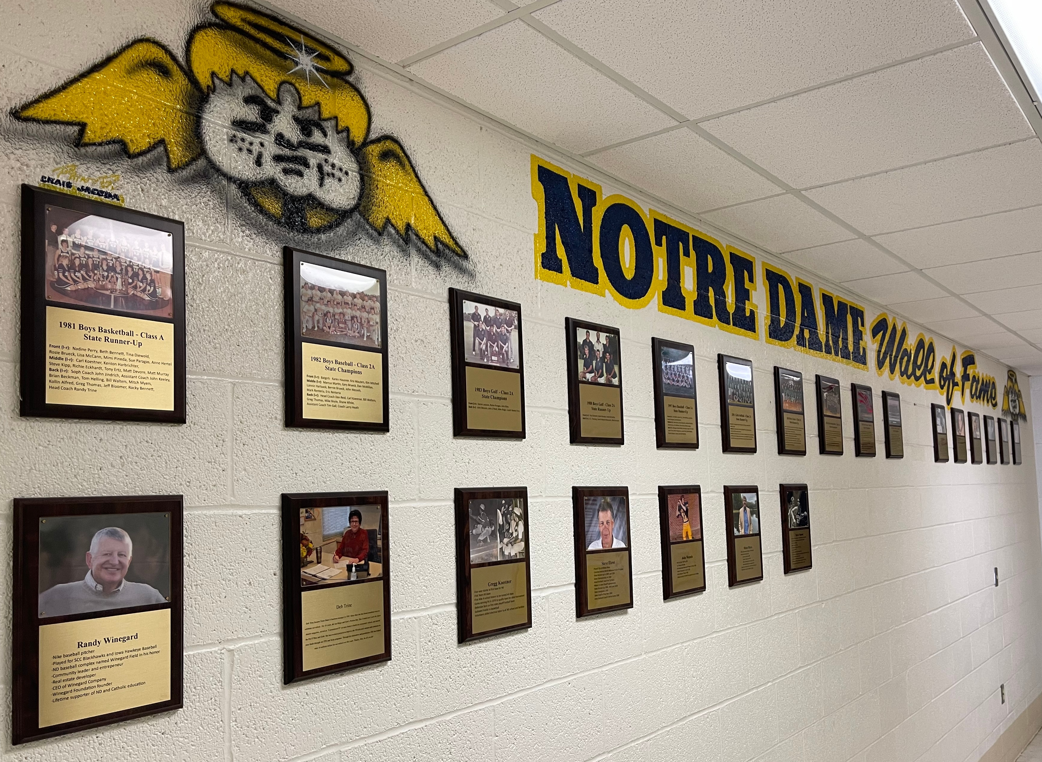 Notre Dame Wall of Fame