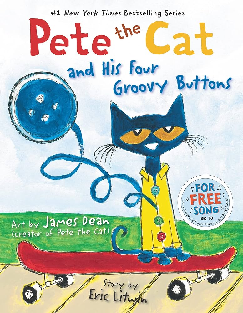 Cover of Pete the Cat and his four groovy buttons