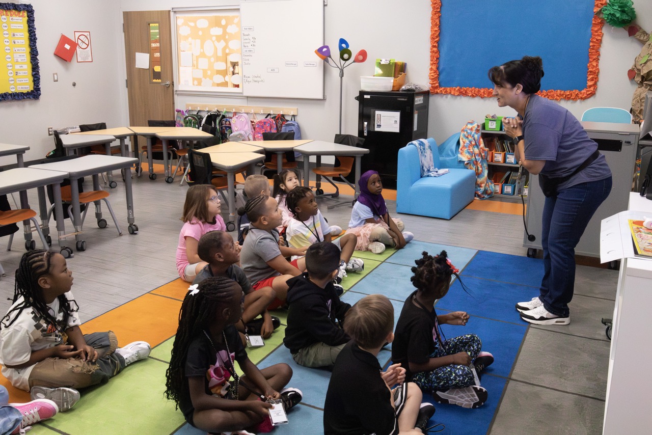 Emeline Carpenter Elementary first day of school 2025