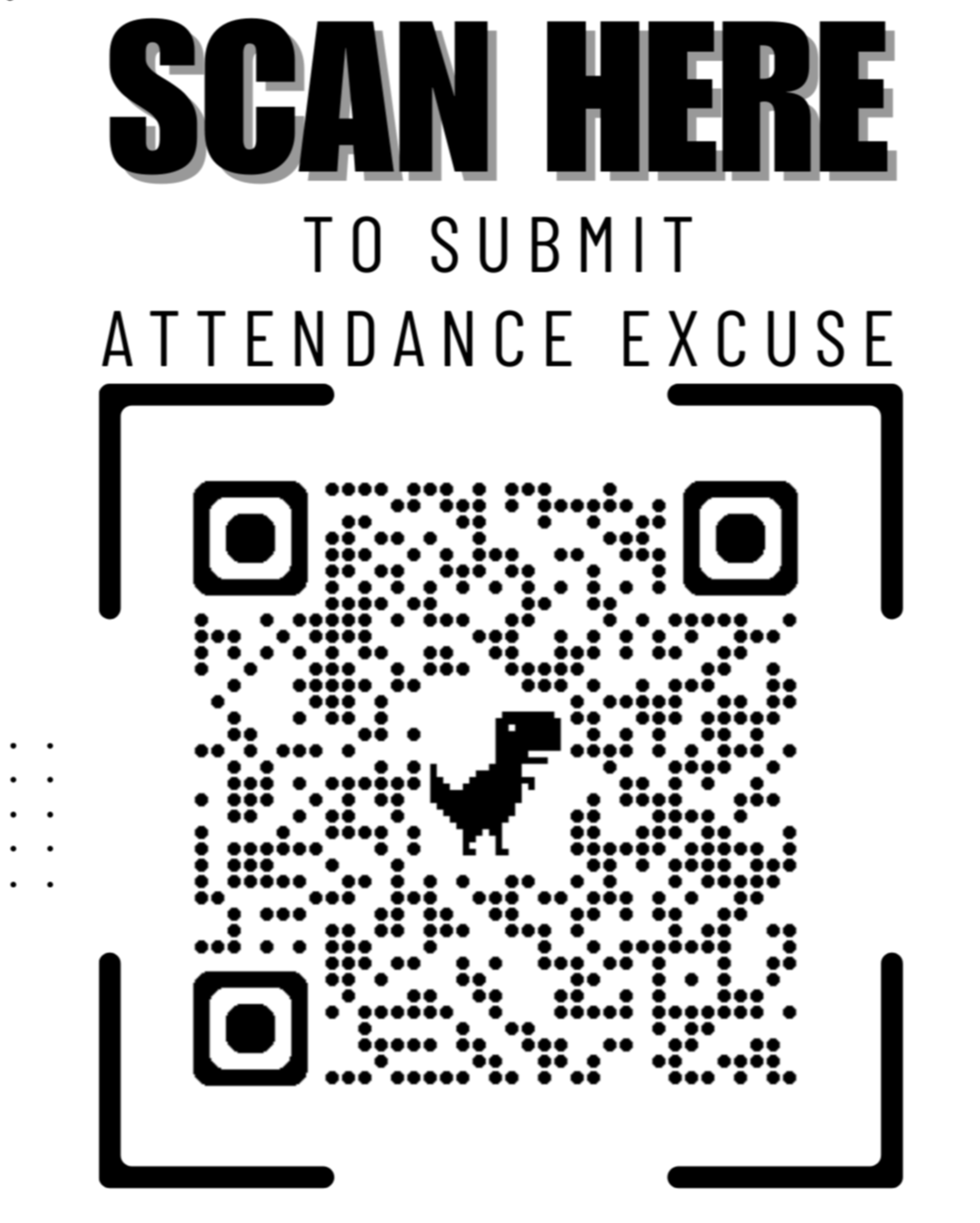 link to absence excuse form. https://app.droplet.io/form/08vMdN