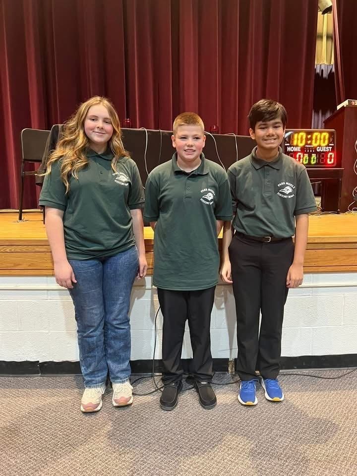 2nd Place WV History Bowl