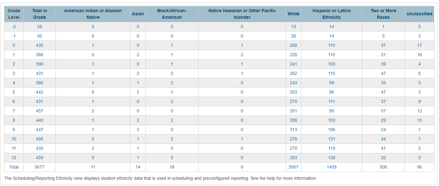 Student Demographics 22-23