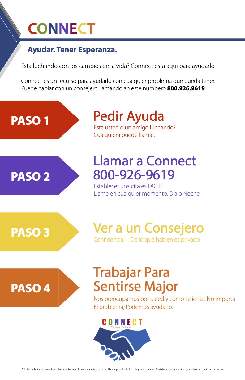 connect poster spanish