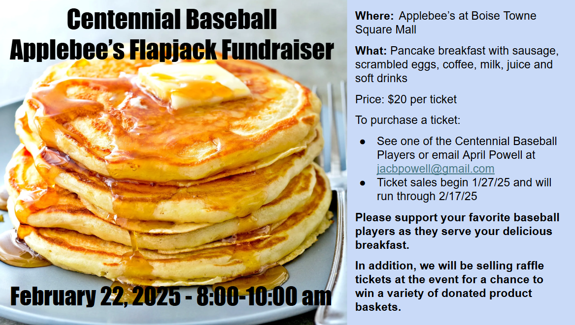 baseball pancake breakfast