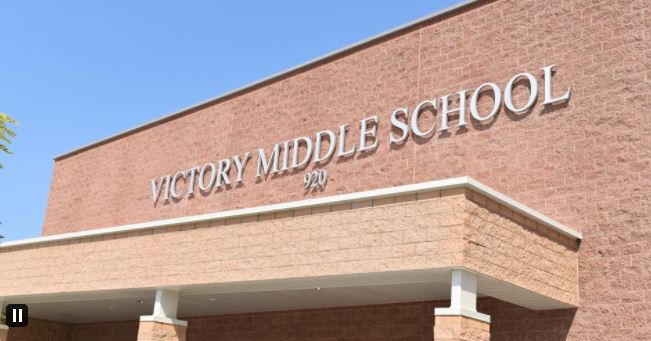 Front of Victory Middle School