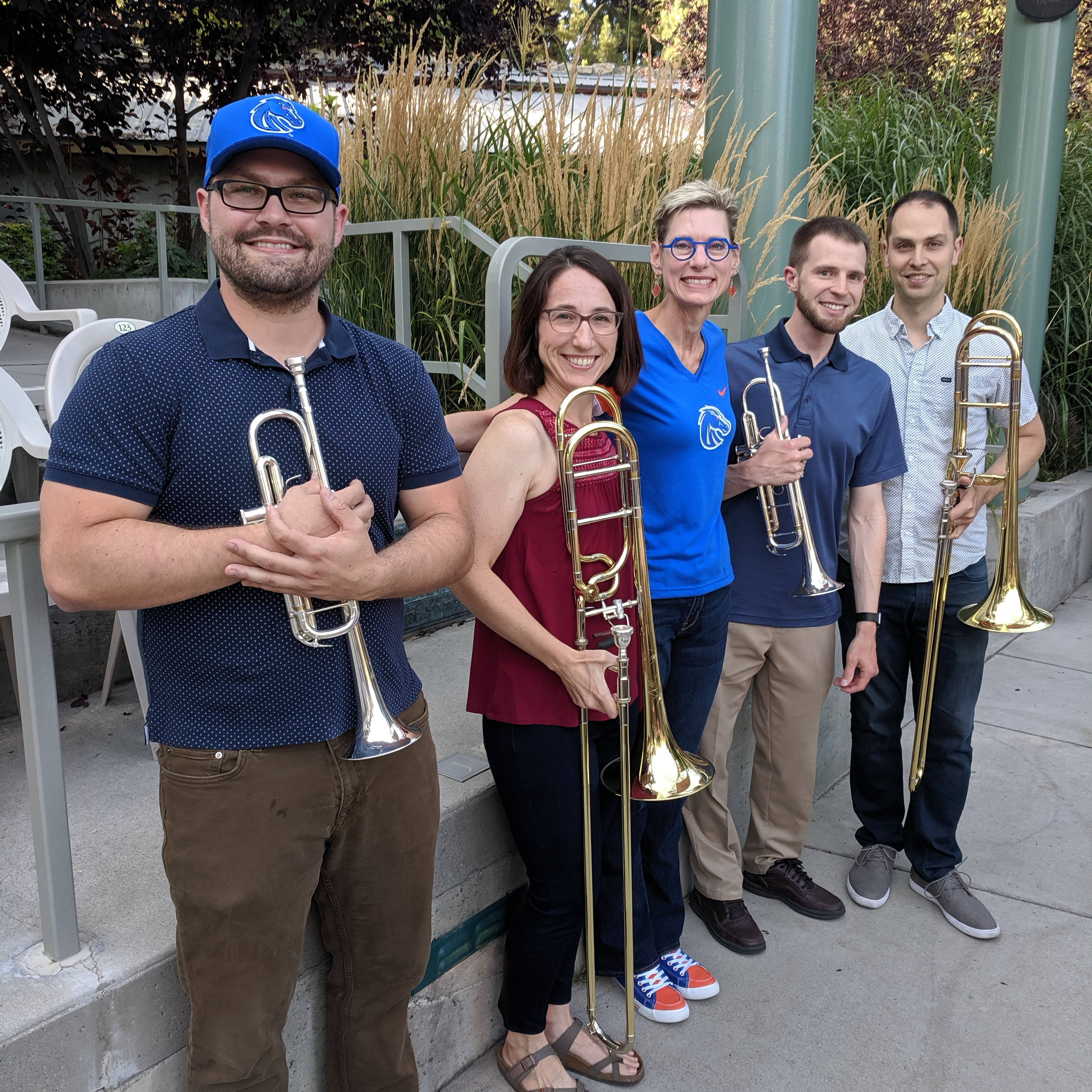 Performing at the Idaho Shakespeare Theater with members of the Boise State University music faculty. 