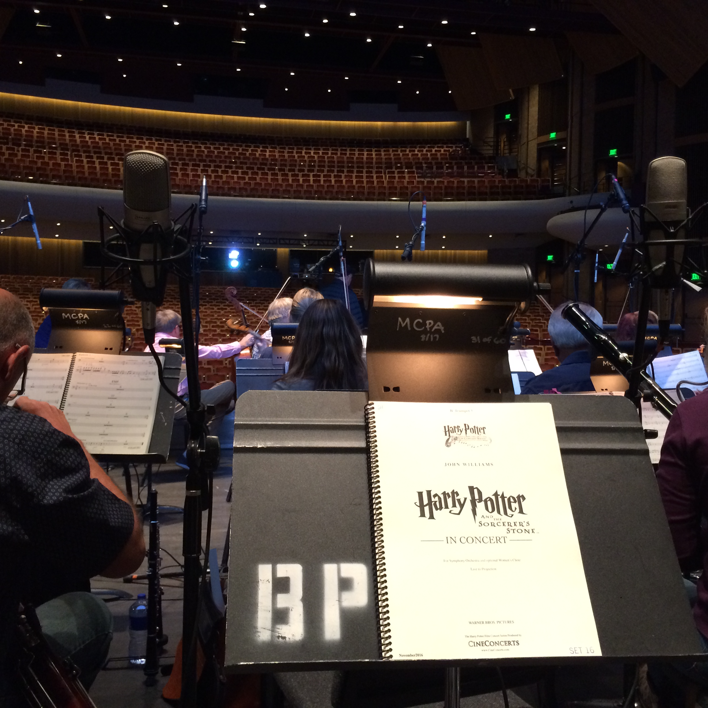 Dress rehearsal with the Boise Philharmonic.